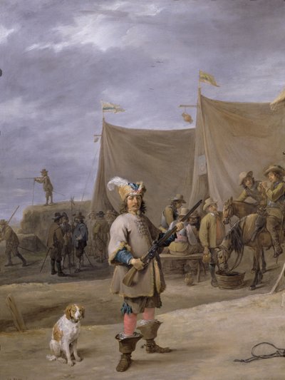 Soldier by David Teniers the Elder